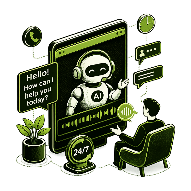 AI Voice, SMS & Web Chat Receptionist